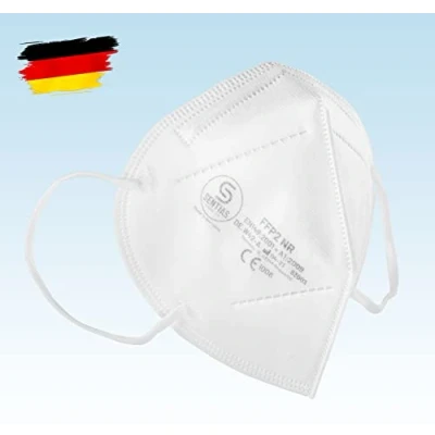 Afbeelding van Sentias DE.W42 FFP2 masker met 98% filtereffect, EN 149 getest, 4 laags, pak van 10