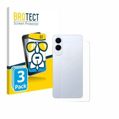 Afbeelding van BROTECT Screenprotector voor Samsung Galaxy S25 Edge (Achterkant) Folie Beschermfolie Beschermglas transparant (3 Stuks)