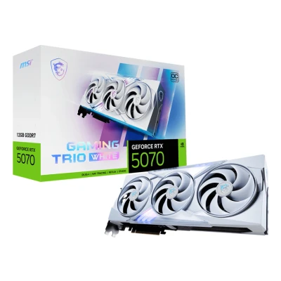 Afbeelding van VGA MSI GeForce RTX 5070 12G GAMING TRIO OC WHITE