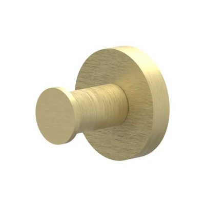 Afbeelding van IVY handdoekhaak Groot Geborsteld Mat Goud PVD Minimalistisch design