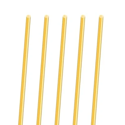 Afbeelding van iMeistek messing staafjes, 5 stuks, 300 mm lengte, solide ronde stang, pennen voor draaibank, bar, stok, doe het zelf handwerk