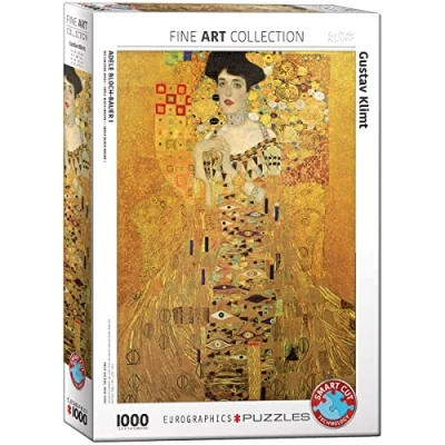 Afbeelding van Adele Bloch Bauer I door Gustav Klimt 1000 delige puzzel