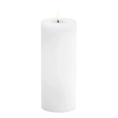 Afbeelding van Uyuni LED Rustieke Kaars Wit Melted Rustic 7,8x20cm