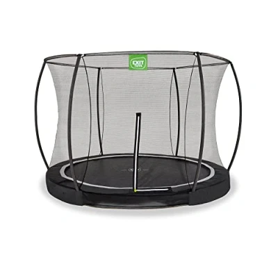 Afbeelding van EXIT inground trampoline ø305cm Black Edition (zwart)