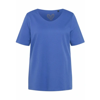 Afbeelding van Ulla Popken Tshirt basic, Dames, Maat: 50/52, Vert turquoise