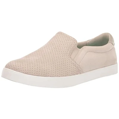 Afbeelding van Dr. Scholl&#039;s Shoes Madison Sneakers voor dames, Greige microvezel geperforeerd, 37 EU