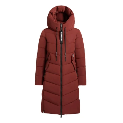 Afbeelding van khujo Wintermantel, Dames, Maat: XS, Dark red
