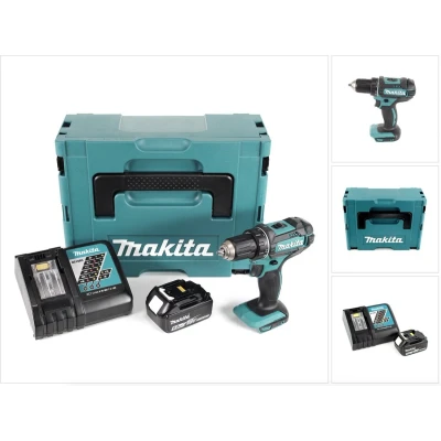 Afbeelding van Makita DDF 482 RT1J accuboormachine 18V 62Nm + 1x accu 5,0Ah lader in Makpac 2
