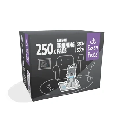 Afbeelding van Easypets Puppy Carbon Training Pads 58X58 CM 250 ST