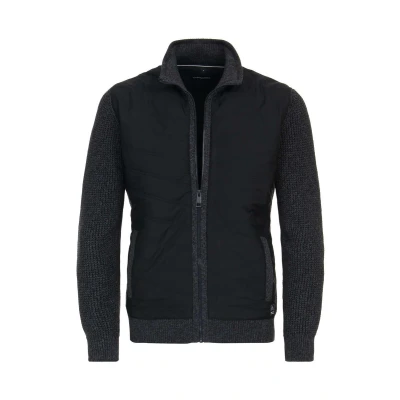 Afbeelding van Casa Moda Casual Regular Fit Vest blauw, Effen