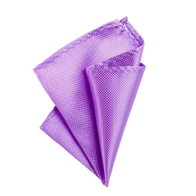 Afbeelding van DonDon heren pochet 21 x cm vormvast en verstelbaar voor feesten purper
