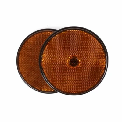 Afbeelding van Benson Reflector Rond 85 mm Oranje 2 stuks