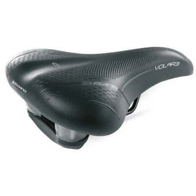 Afbeelding van Fietszadel Selle Bassano Volare XXL BigCity elastomere demping zwart
