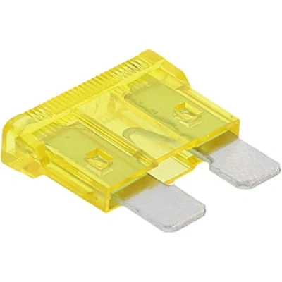 Afbeelding van CARTREND 10476 platte steekzekeringen set 20 ampère, geel, 5 delig