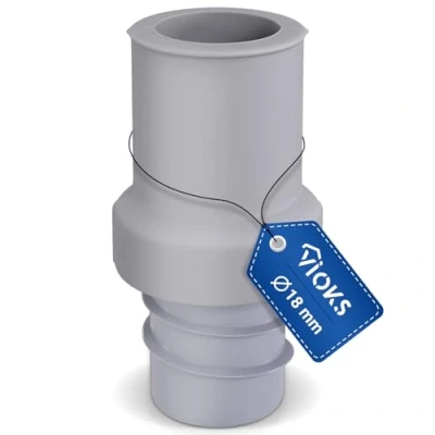 Afbeelding van VIOKS Afvoerslang Adapter / Eindstuk 19 mm Ø Voor Wasmachine &amp; Waterslang Connector Vaatwasser Afvoeradapter