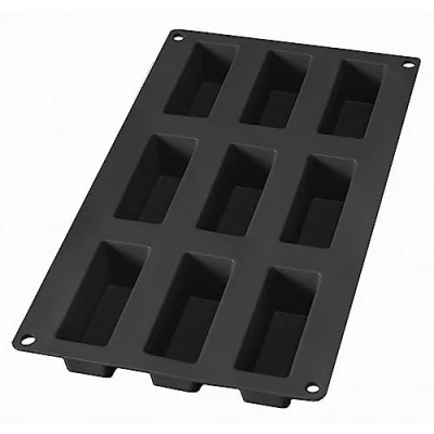Afbeelding van Lékué Gourmet bakvorm voor mini taarten, 9 stuks, zwart