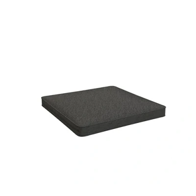 Afbeelding van POKAR Zitkussen Lounge Kussen Tuin voor Tuinmeubelen Loungemeubels 50x50x5 cm, Antraciet