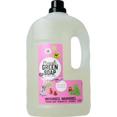 Afbeelding van 2+1 gratis: Marcel&#039;s Green Soap Wasmiddel Universeel Patchouli&amp;Cranberry 3 liter