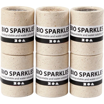 Afbeelding van Creativ Company Bio Glitter Kleuren, 6x10gr
