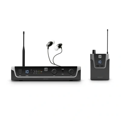 Afbeelding van LD Systems U308 IEM in ear monitorsysteem (bandgap + ISM)