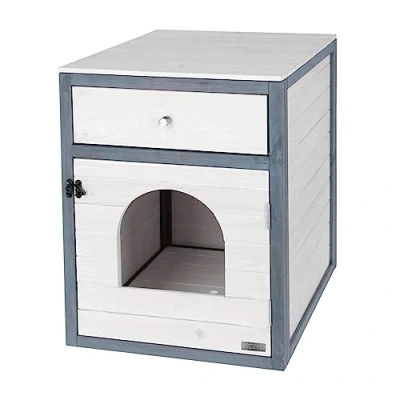 Afbeelding van Kerbl kattenkast Ida kattentoilet ligkussen verstopte slapen inkijkbescherming