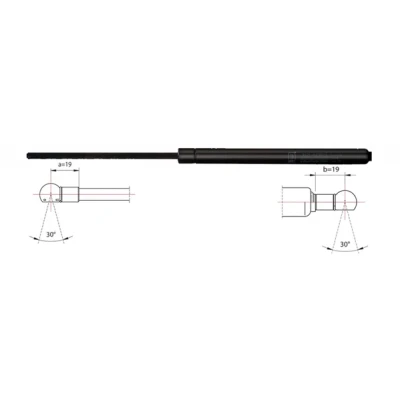 Afbeelding van METZGER 2110474 Gasveer achterklep 370N 483mm HYUNDAI: Getz (TB) 1.3, 1.4 i, 1.5 CRDi GLS, CRDi, 1.6, 1.3 1.1 2002 2010