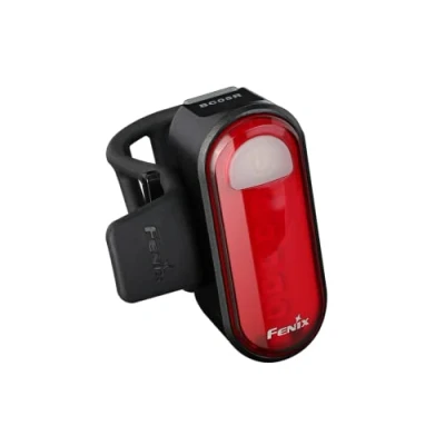 Afbeelding van Fenix BC05R v2.0, oplaadbare achterfietslamp, 15 lumen, 50 m, max. 120 uur, constante en flitsmodi, USB C opladen, lichaamsclip voor hardlopen, wandelen wandelen, 180 groothoek IP66