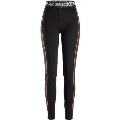 Afbeelding van Snickers 9471 Merino Basislaag Stay Warm Damesonderbroek Zwart/Antraciet