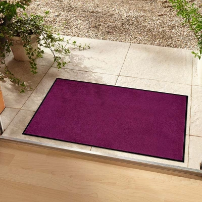 Afbeelding van Effen Deurmat Plain Wasbaar 30C Violet 40x60 Cm