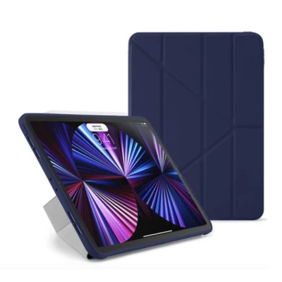 Afbeelding van Pipetto Origami No1 Original TPU Case for iPad Pro 11&quot; (2nd &amp; 3rd generation) Dark Blue