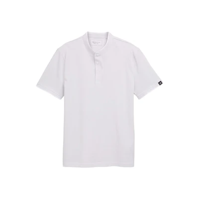 Afbeelding van TOM Tailor Denim Tshirt basic, Heren, Maat: Large, Chalk grey white two tone