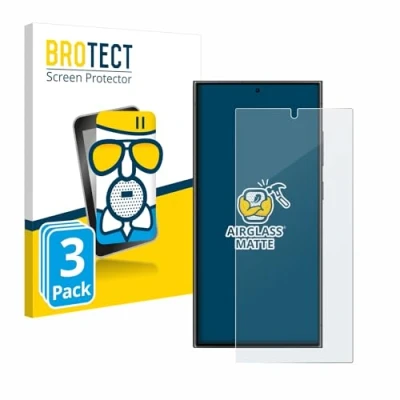 Afbeelding van BROTECT Screenprotector voor Samsung Galaxy S24 Ultra Folie Beschermfolie Beschermglas matte (3 Stuks)