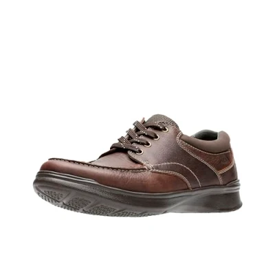 Afbeelding van Clarks Cotrell Edge heren Derbys, Brown Oily Leather, 41 EU