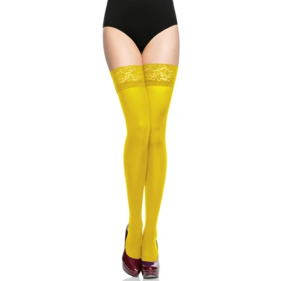 Afbeelding van Merry Style MS SS J01 Dames Panty 40 DEN halsterloos Polyamide Geel XS S