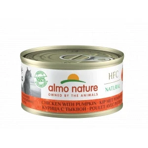 Afbeelding van Almo Nature HFC Natural kip met pompoen (70 g) 12 x 70 g