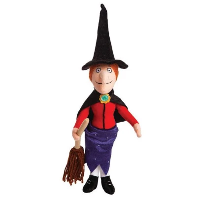 Afbeelding van Stap maar op mijn bezemsteel Heks knuffel 40 cm Pluche Room on the Broom