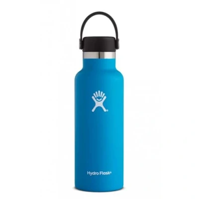 Afbeelding van Hydro Flask Waterfles van 532 ml Vacuüm Geïsoleerde Roestvrij Stalen Drinkfles met Lekvrije Flex Cap en Handgreep Dubbelwandige Herbruikbare Fles BPA vrij Standaard Opening Pacific