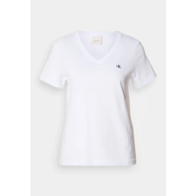 Afbeelding van Calvin Klein Jeans Archive TEE Tshirt basic, Dames, Maat: 3XS, Brilliant white