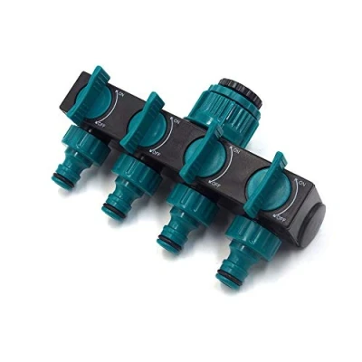 Afbeelding van CHSEEO 4 Manier Slang Splitter Tap Connector Adapter Outdoor Utility Snap On Tuin Watering Bloei Tuinieren Irrigatie Tool #1