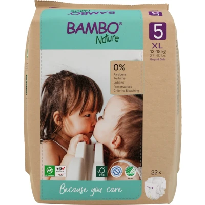 Afbeelding van Bambo Nature Maat 5 Luiers XL