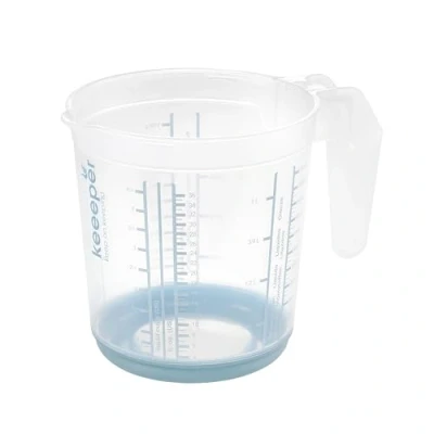 Afbeelding van Keeeper maatbeker, antislip, met handvat, 1l, nordic blauw, Masimmo