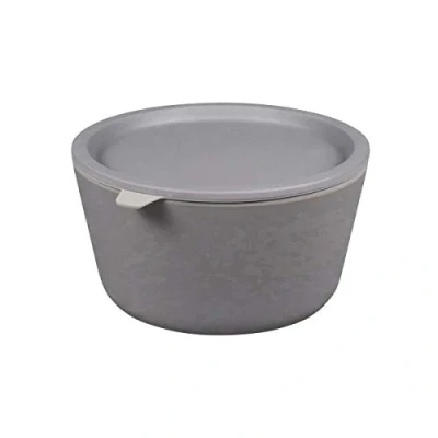 Afbeelding van ZUPERZOZIAL voorraadpot, BACK UP BOX 2L, gebaseerd op bamboe &amp; maïs, grijs