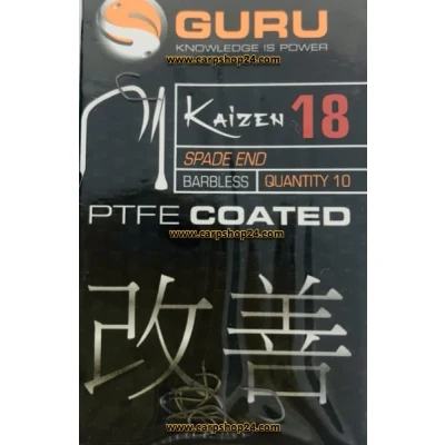 Afbeelding van Guru Haken Kaizen Spade End Barbless (10pcs) Maat : 18