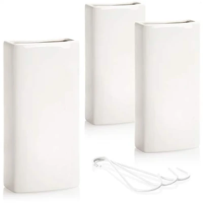Afbeelding van COM FOUR® 3x luchtbevochtiger verwarming radiator in wit verwarmingswaterverdamper van keramiek (Wit)