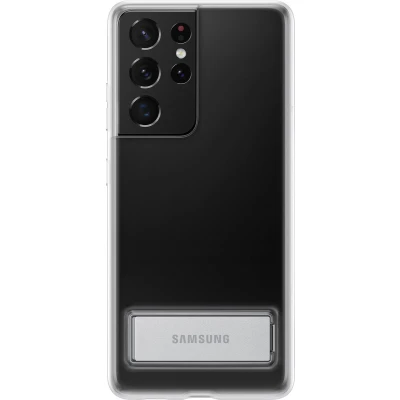 Afbeelding van Samsung Galaxy S21 Ultra Hoesje Kunststof Hardcase/Backcover Transparant Telefoonhoesje