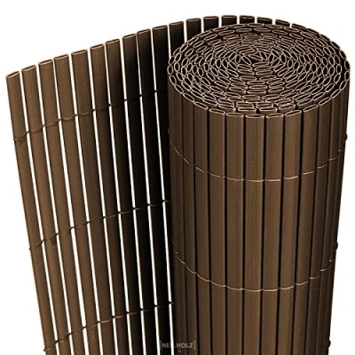 Afbeelding van Flexibele tuinscherm balkonscherm PVC 2x3 m bruin