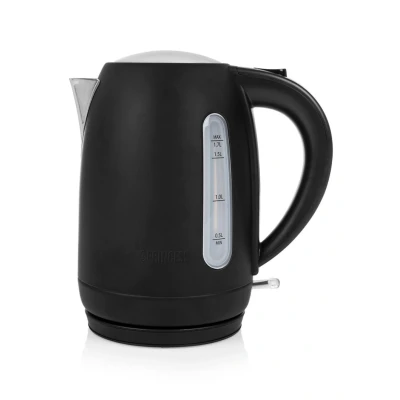 Afbeelding van Waterkoker Princess (1.7 L, Droogkookbeveiliging, Mat zwart, RVS)