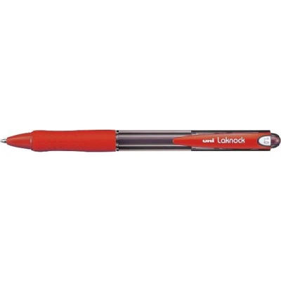 Afbeelding van Uni ball Balpennen Laknock Schrijfbreedte 0,4 Mm, Schrijfpunt: 1 Medium Punt, Rood Balpen