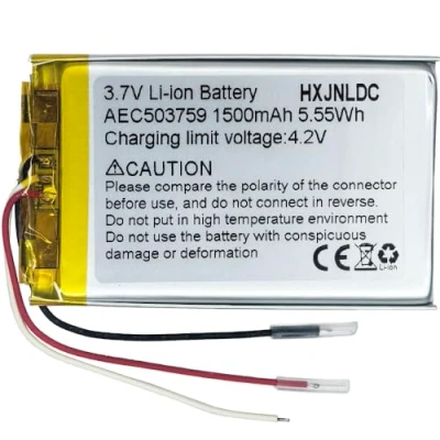 Afbeelding van 3.7V AEC503759 1500mAh li Ion Lithium Polymer Batterij Vervanging voor Steelseries Arctis 1 3 7,7X,7P,7P+ Draadloze Gaming Headset