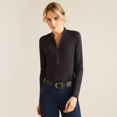 Afbeelding van Ariat Base Layer Breathe 1/4 Rits Zwart M
